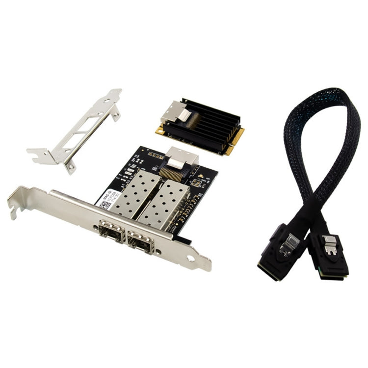 ST7243 MiniPCI-E Dual Interface Fiber Gigabit Fiber Optic SFP Server Network Card, MiniPCI-E Dual Interface ST7243 MiniPCI-E Dual Interface Fiber Gigabit Fiber Optic SFP Server Network Card, MiniPCI-E Dual Interface